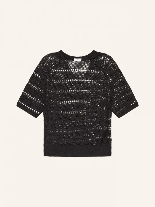 Obrázek produktu Darling Harbour Háčkované Tričko black