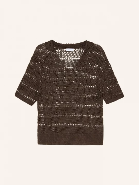 Obrázek produktu Darling Harbour Háčkované Tričko dark brown
