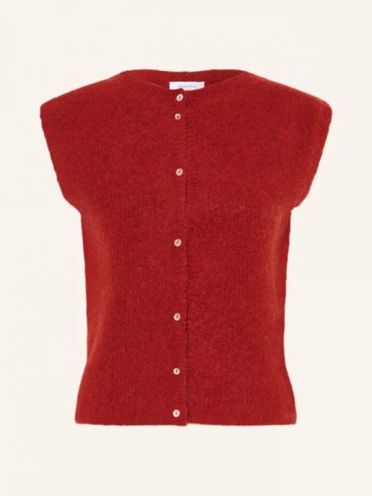 Obrázek produktu Darling Harbour Pletená Vesta Z Alpaky red
