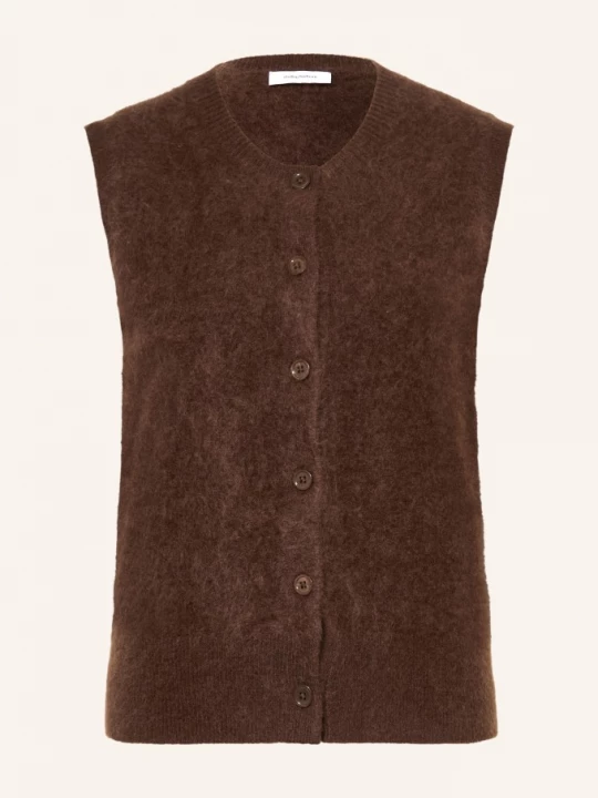 Obrázek produktu Darling Harbour Pletená Vesta Z Kašmíru dark brown