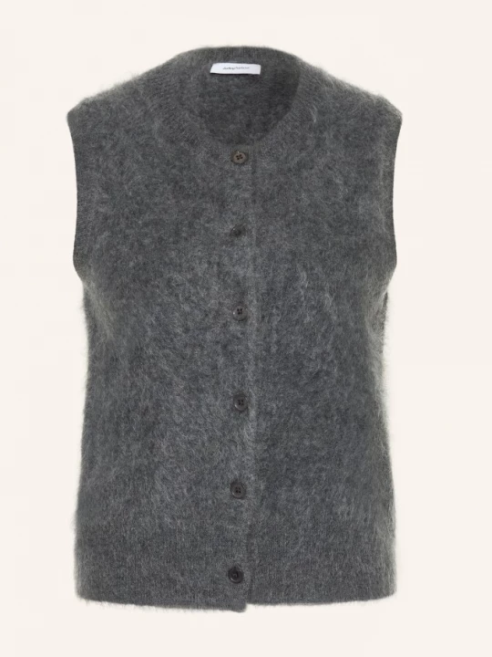 Obrázek produktu Darling Harbour Pletená Vesta Z Kašmíru dark grey melange