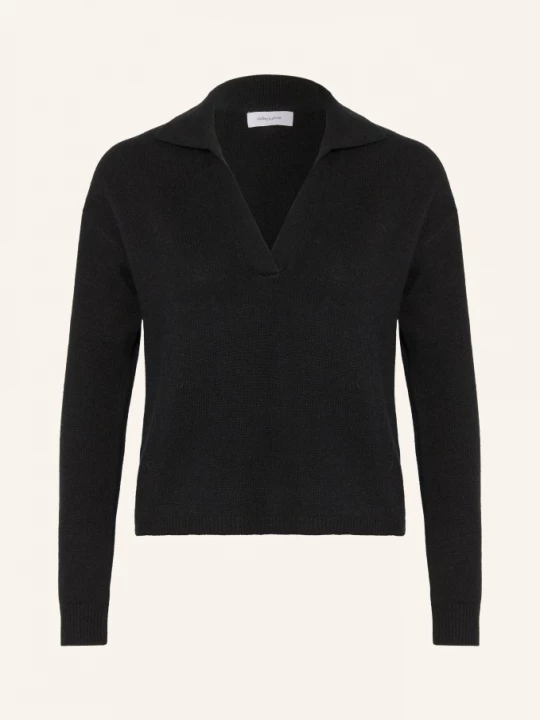 Obrázek produktu Darling Harbour Pletené Polo Tričko Z Kašmíru black