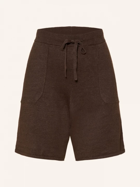 Obrázek produktu Darling Harbour Pletené Šortky Z Lnu dark brown