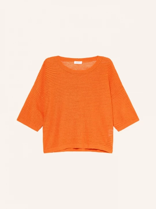 Obrázek produktu Darling Harbour Pletené Tričko Z Lnu orange