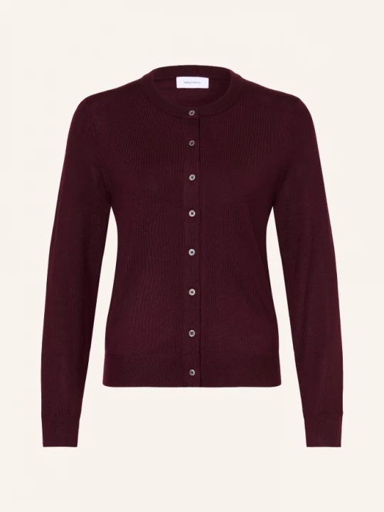 Obrázek produktu Darling Harbour Pletený Svetr Z Merino Vlny burgundy