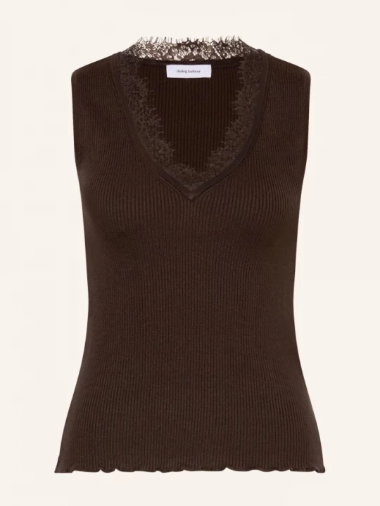 Obrázek produktu Darling Harbour Pletený Top S Krajkou dark brown