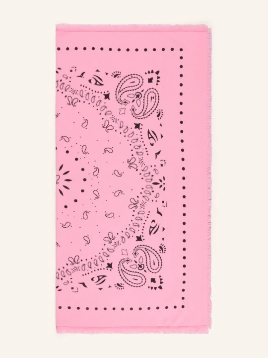 Obrázek produktu Darling Harbour Šátek Z Merino Vlny A Kašmíru candy pink / black