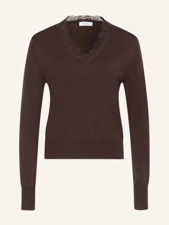 Obrázek produktu Darling Harbour Svetr S Krajkou dark brown