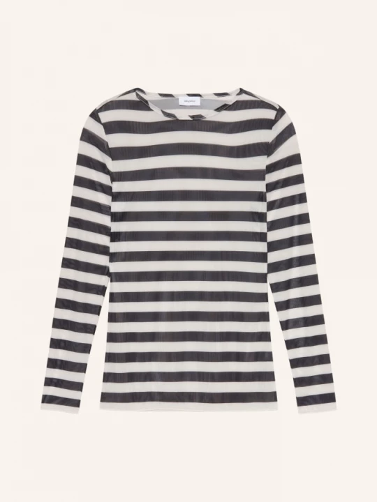 Obrázek produktu Darling Harbour Tričko S Dlouhým Rukávem Z Síťoviny black / offwhite