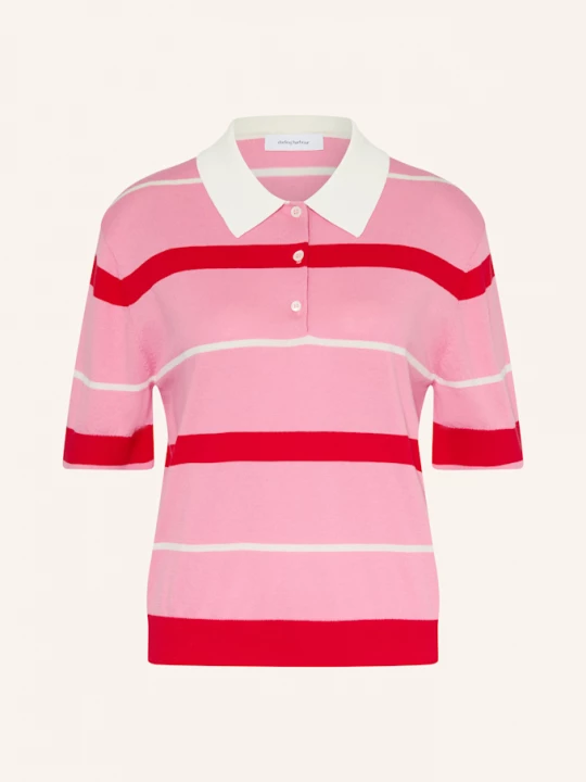Obrázek produktu Darling Harbour Úpletová Polokošile pink /red