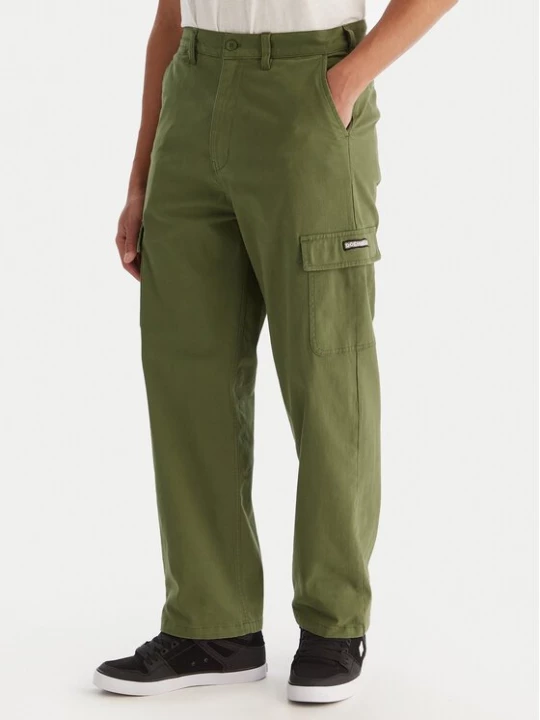 Obrázek produktu DC Shoes Cargo kalhoty Worker Baggy Chino Cargo EDYNP03170 Zelená Relaxed Fit