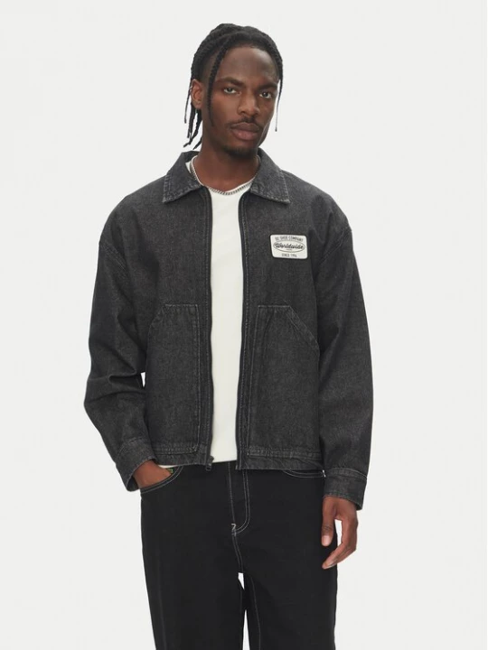 Obrázek produktu DC Shoes Jeansová bunda Pit Crew Jacket ADYJK03206 Černá Boxy Fit