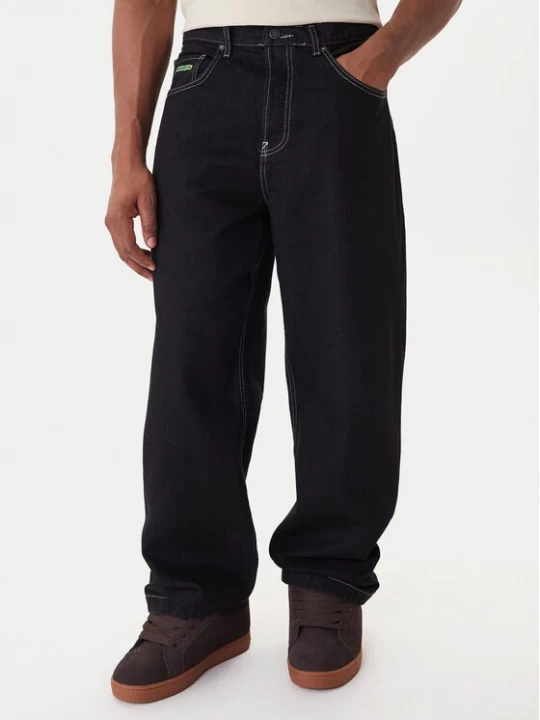 Obrázek produktu DC Shoes Jeansy Worker Baggy Denim Rbt ADYDP03079 Černá Baggy Fit