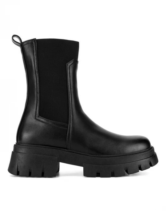 Obrázek produktu DeeZee Polokozačky HY13030-7 Černá