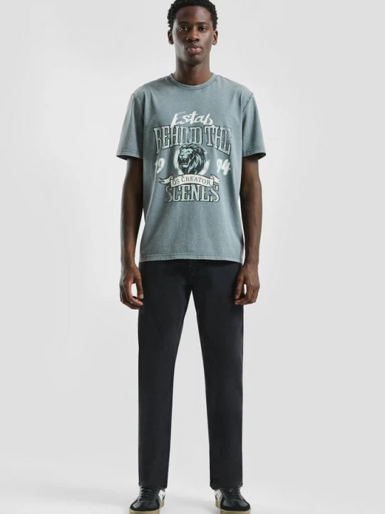 Obrázek produktu Denim Pete / Regular Fit / Mid Rise / Straight Leg QS černá