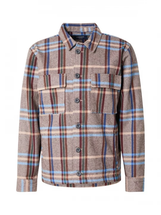 Obrázek produktu Denim Project Přechodná bunda 'DPM' námořnická modř / cappuccino / tmavě hnědá / tmavě zelená