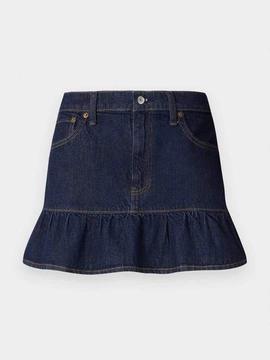 Obrázek produktu Denimová sukně Abercrombie & Fitch modrý denim