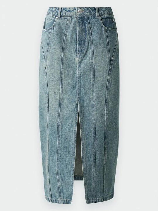 Obrázek produktu Denimová sukně Copenhagen Muse denim se špinavým efektem
