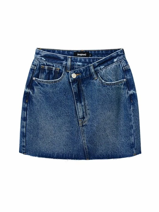 Obrázek produktu Denimová sukně Desigual modrý denim