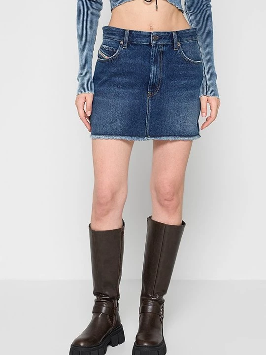 Obrázek produktu Denimová sukně Diesel modrý denim