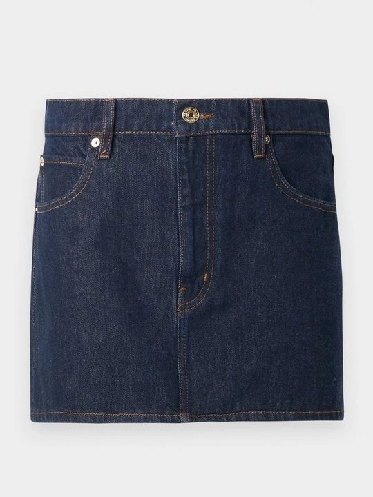 Obrázek produktu Denimová sukně Frame tmavomodrý denim