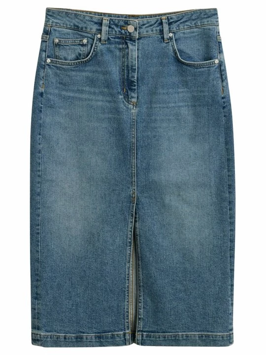 Obrázek produktu Denimová sukně Gant tmavomodrý denim