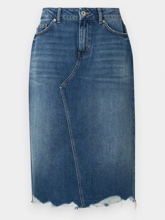 Obrázek produktu Denimová sukně Hugo světlemodrý denim