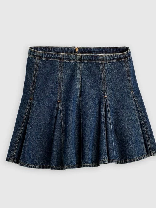 Obrázek produktu Denimová sukně Levi's tmavomodrý denim