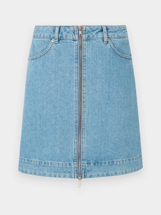 Obrázek produktu Denimová sukně Mads Nørgaard modrý denim