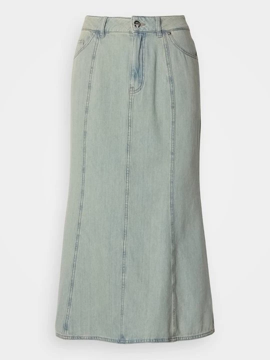 Obrázek produktu Denimová sukně Mads Nørgaard světlemodrý denim