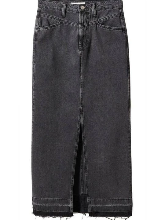 Obrázek produktu Denimová sukně Mango černý denim
