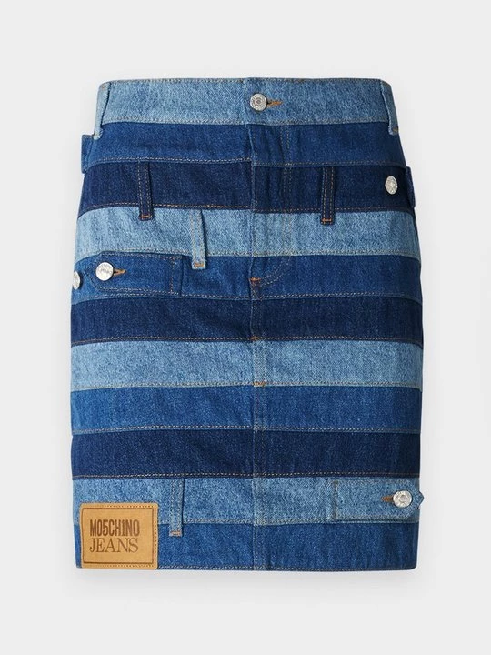 Obrázek produktu Denimová sukně MOSCHINO modrý denim