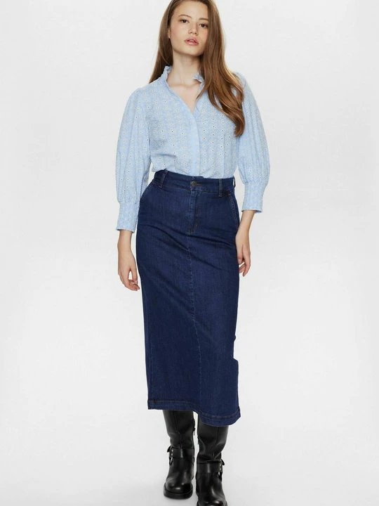 Obrázek produktu Denimová sukně Nümph tmavomodrý denim