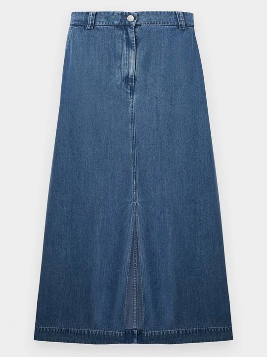 Obrázek produktu Denimová sukně Samsøe Samsøe modrý denim