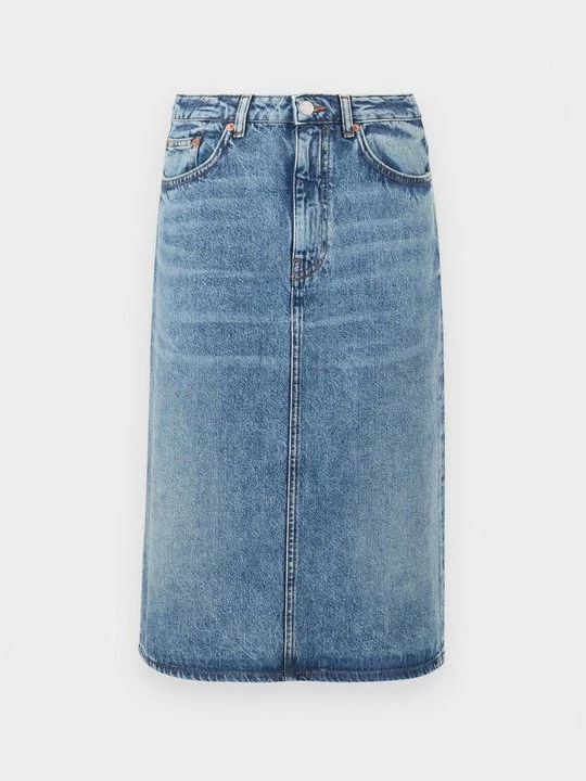 Obrázek produktu Denimová sukně Samsøe Samsøe modrý denim
