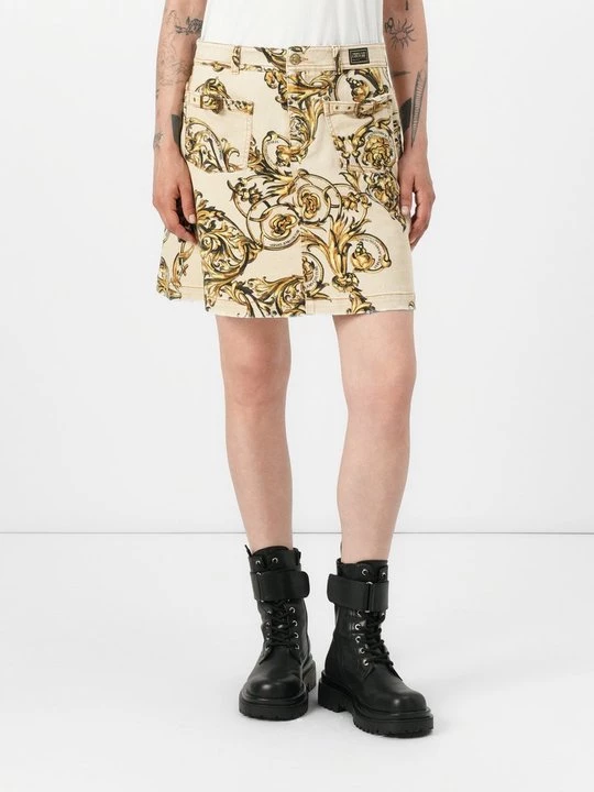 Obrázek produktu Denimová sukně Versace Jeans Couture béžová