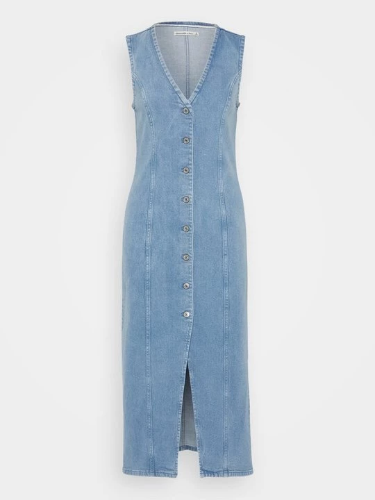 Obrázek produktu Denimové šaty Abercrombie & Fitch modrý denim