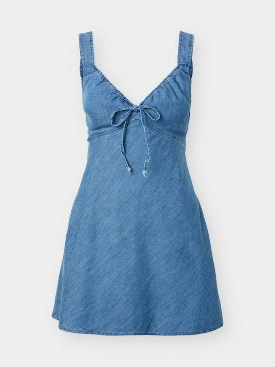 Obrázek produktu Denimové šaty Abercrombie & Fitch modrý denim