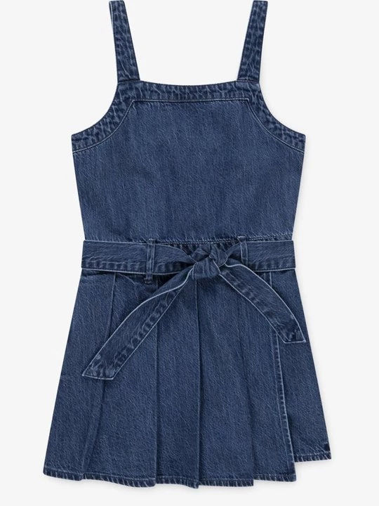 Obrázek produktu Denimové šaty Abercrombie & Fitch tmavě modrá