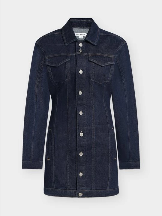 Obrázek produktu Denimové šaty Good American tmavomodrý denim