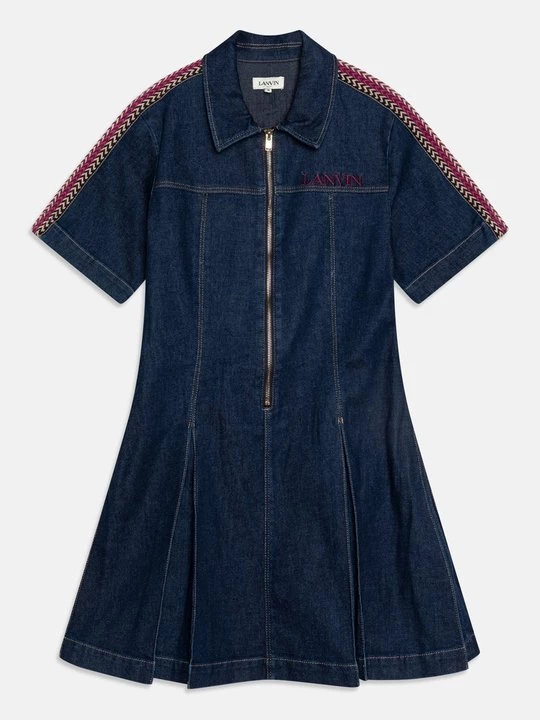 Obrázek produktu Denimové šaty Lanvin modrý denim