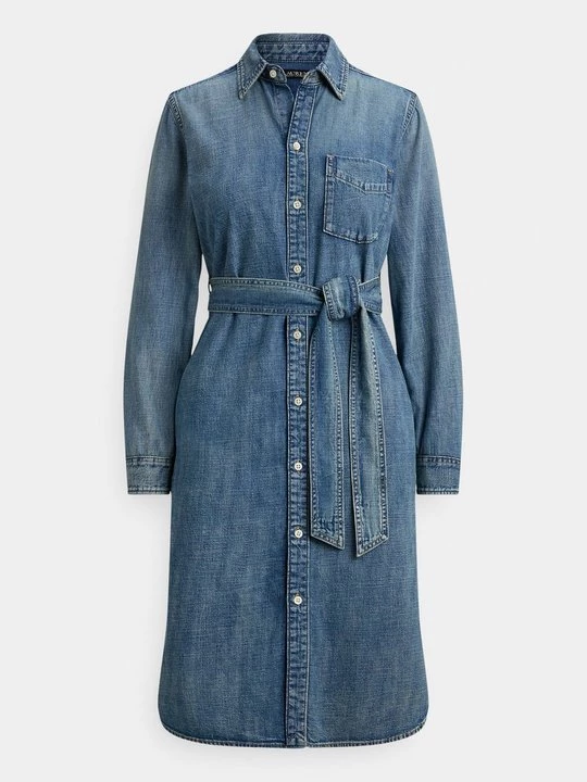 Obrázek produktu Denimové šaty Lauren Ralph Lauren modrý denim