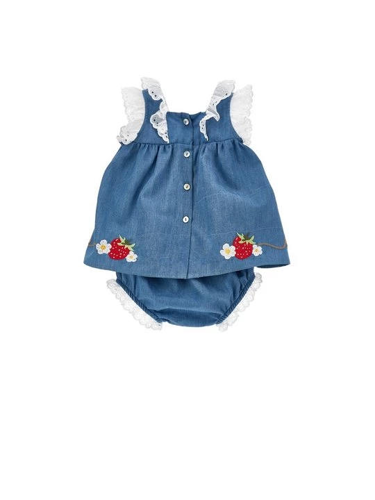 Obrázek produktu Denimové šaty Monnalisa modrý denim