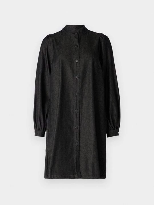 Obrázek produktu Denimové šaty MSCH Copenhagen černý denim