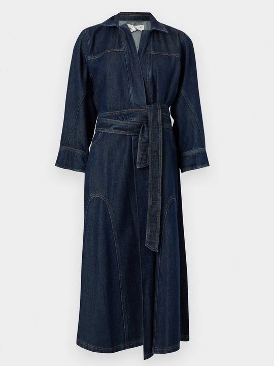 Obrázek produktu Denimové šaty MUNTHE tmavomodrý denim
