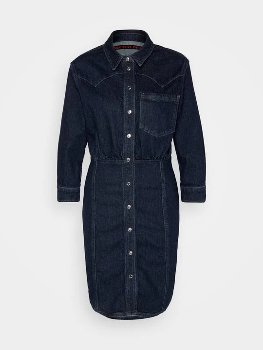 Obrázek produktu Denimové šaty Only tmavomodrý denim