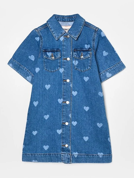 Obrázek produktu Denimové šaty ONLY GIRLS modrý denim