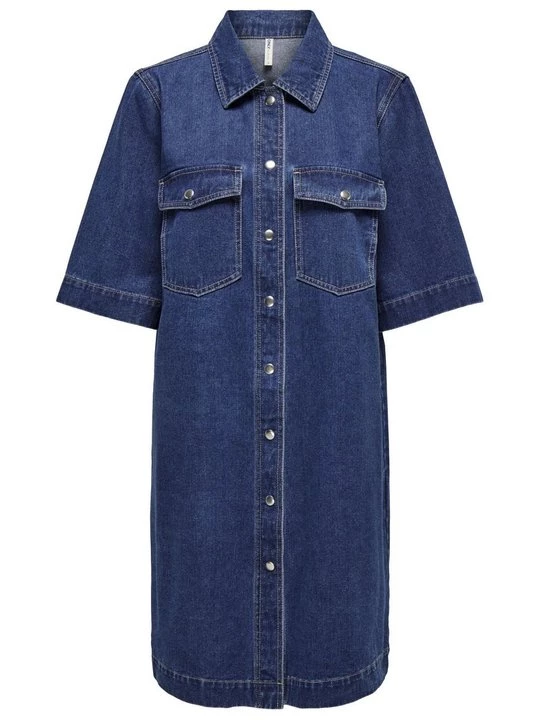 Obrázek produktu Denimové šaty Only tmavomodrý denim