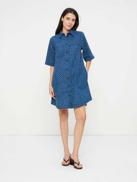 Obrázek produktu Denimové šaty Part Two modrý denim