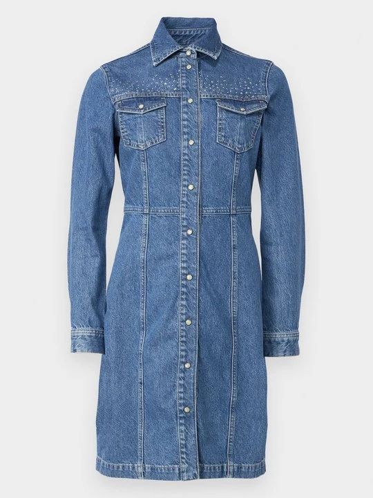 Obrázek produktu Denimové šaty Pepe Jeans modrý denim
